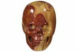Polished Mookaite Jasper Skull #112192-2